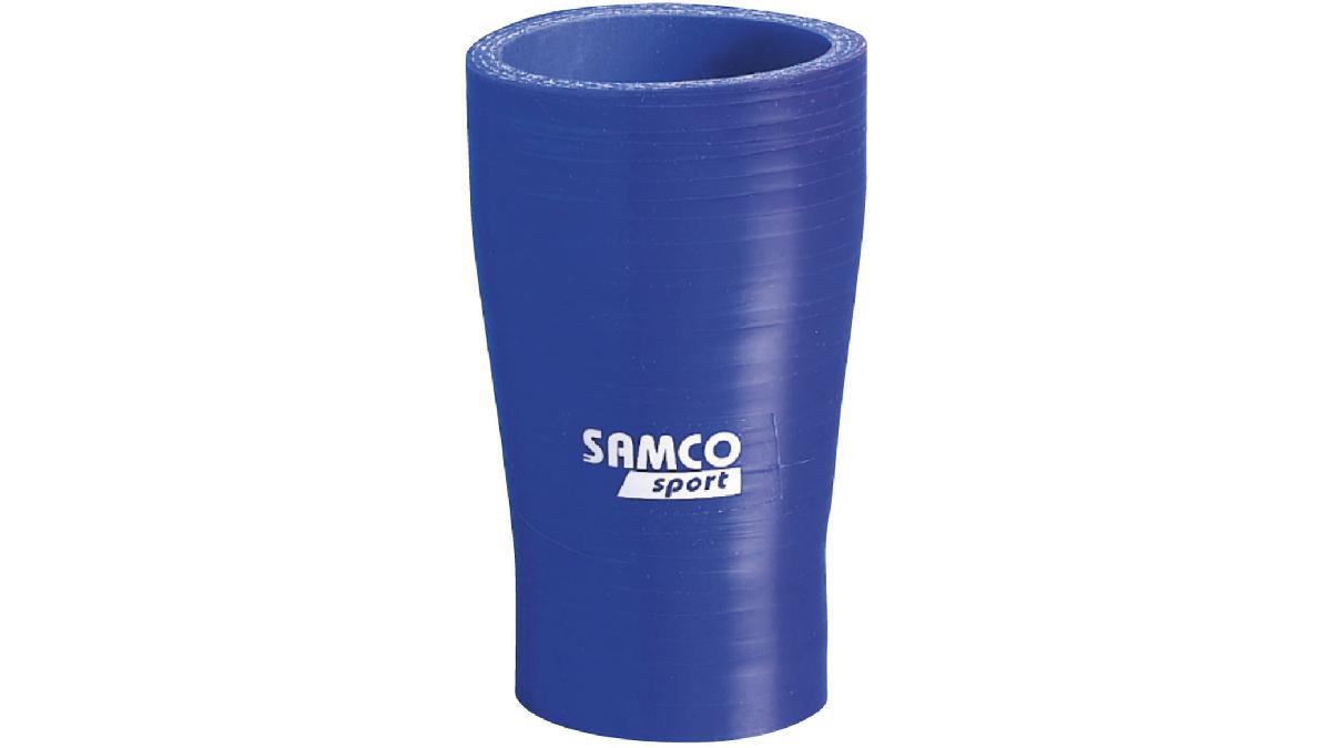 Samco+Durite+Silicone+r%C3%A9ducteur+droite+bleu+-+Longueur+102mm+-+%C3%9838%3E32mm